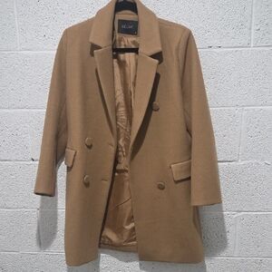 Deluc Camel Double-Breasted Jacket